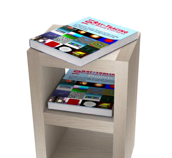 101 Ray-Tracing, Ray-Marching and Path-Tracing Projects (Paperback) on a shelf