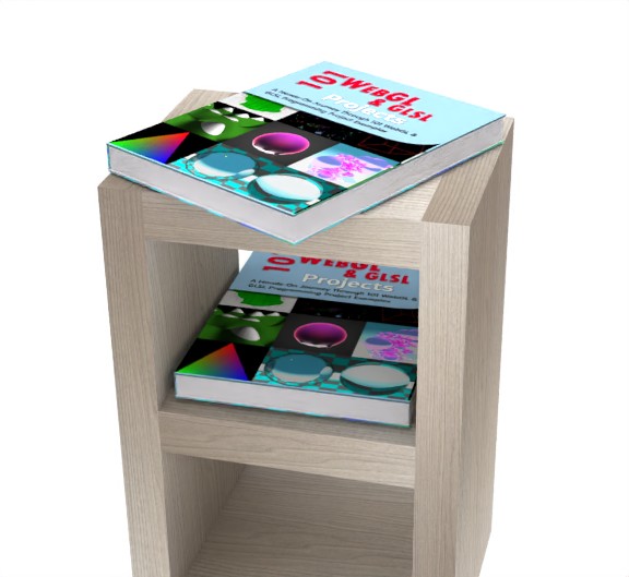 101 WebGL & GLSL Projects (Paperback) on a shelf