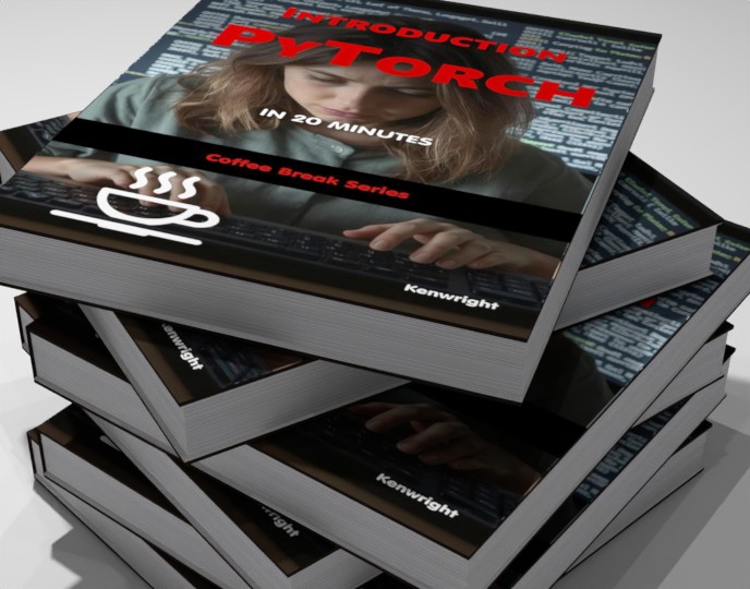 PyTorch in 20 Minutes - Coffee Break Series (Paperback) on a shelf