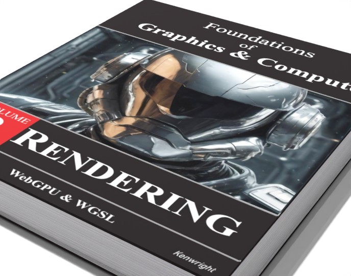 Foundations of Graphics & Compute - Volume 2: Rendering  (Hardback) on a shelf